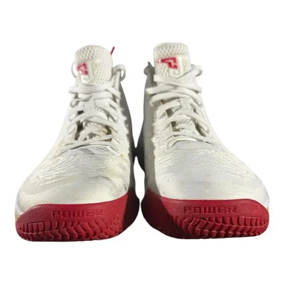 Li-Ning Men’s Basketball Shoes White Red Performance Sneakers Size 12.5 - Picture 2 of 8